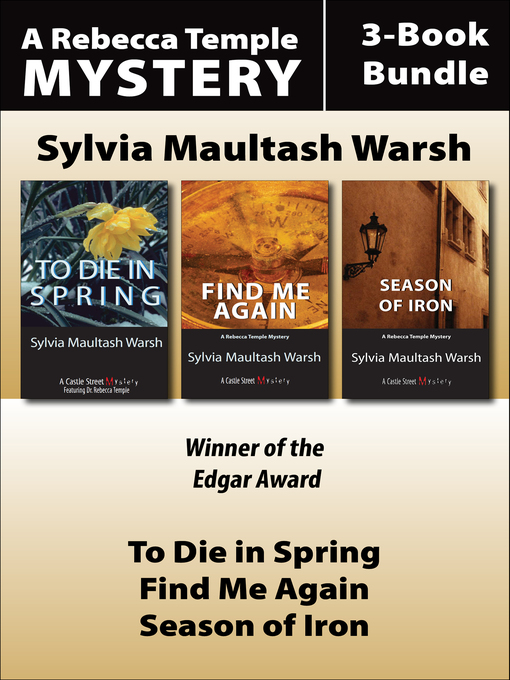 Title details for Rebecca Temple Mysteries 3-Book Bundle by Sylvia Maultash Warsh - Available